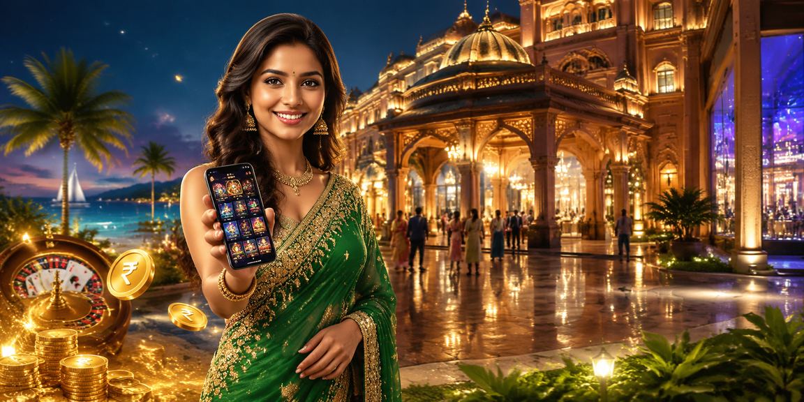 Young Indian lady using casino app on mobile, highlighting secure payment processes