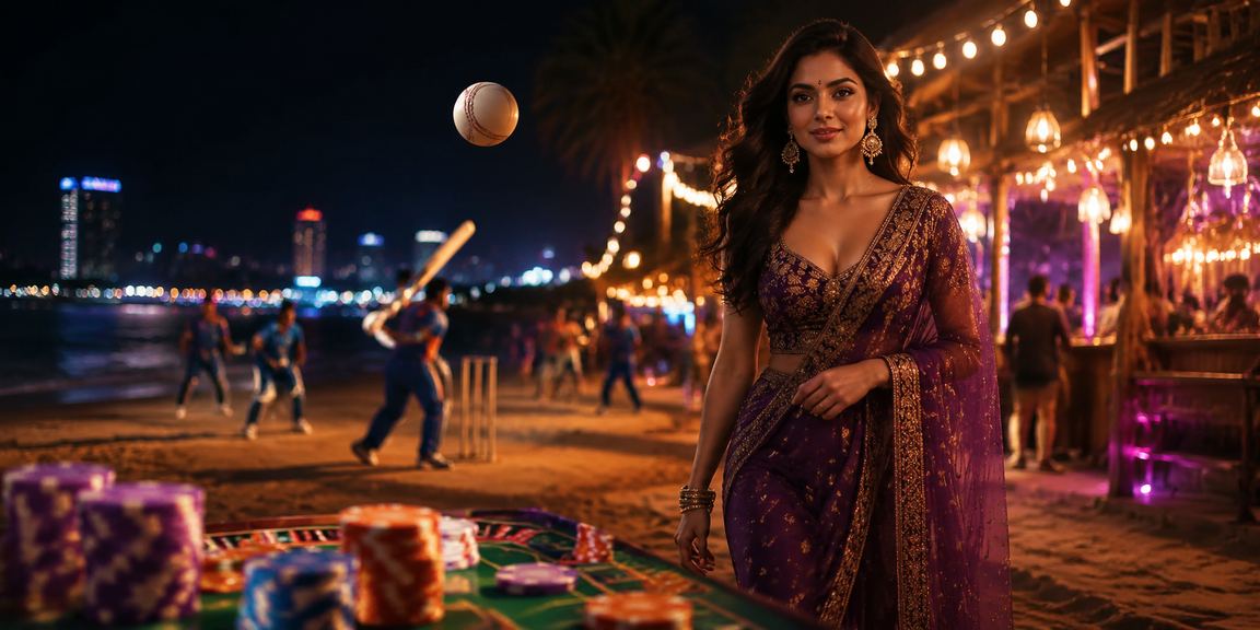 Players enjoying live casino games with cricket atmosphere